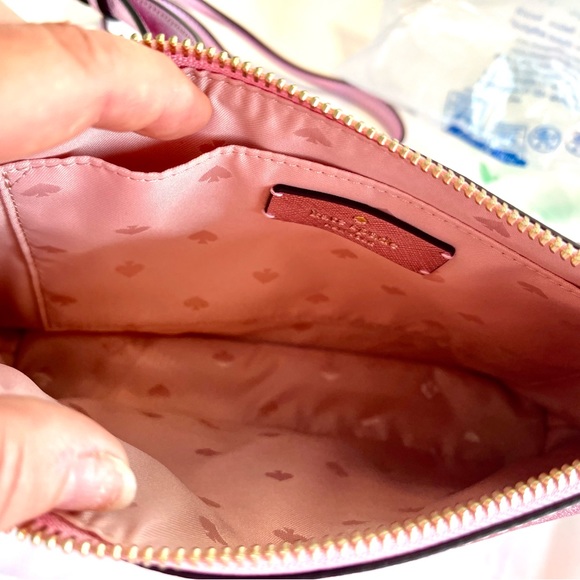 Kate Spade Lola Rose Pink Glitter Crossbody Handbag NEW WKR00081 - Picture 11 of 14